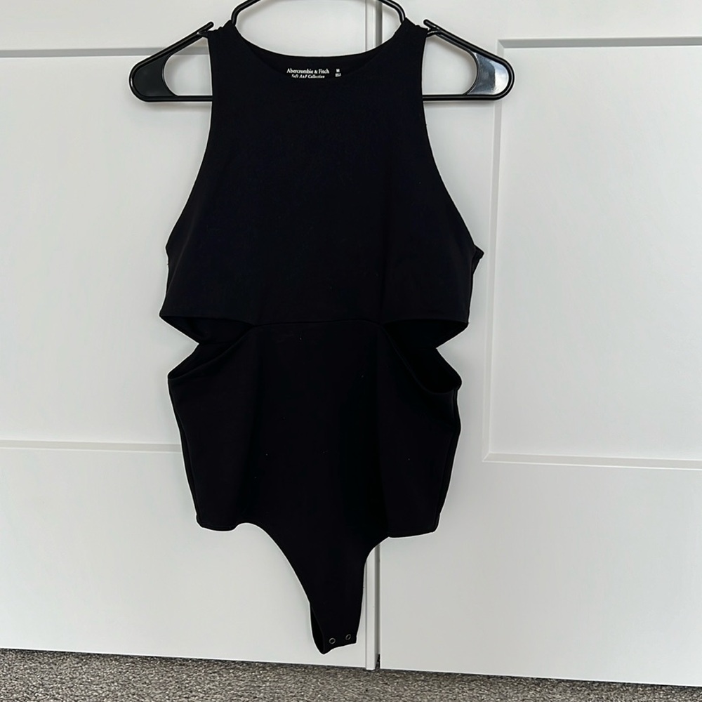 Abercrombie & Fitch Black Cutout Bodysuit